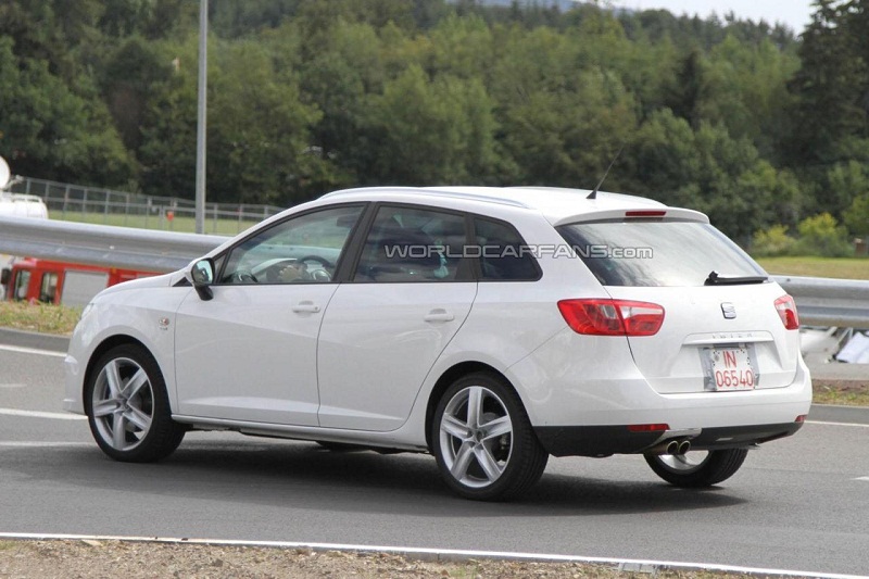 2012 Seat Ibiza ST FR Spy Rear View Caught undisguised near the N rburgring 