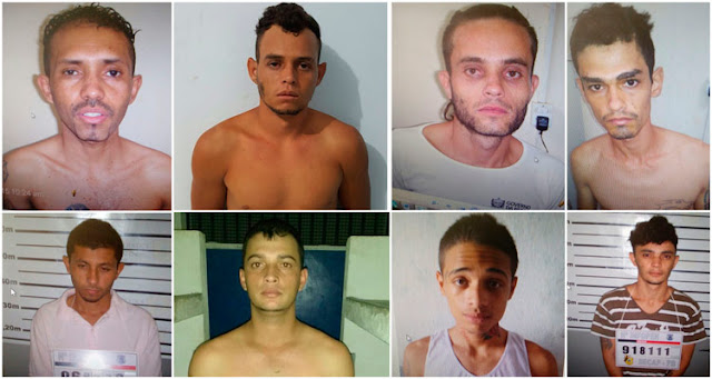 Fugitivos da cadeia de Princesa Isabel – Foto: Divulgação/ S1 Notícias