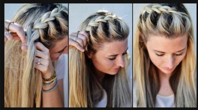 Half-Up Side French Braid - How To