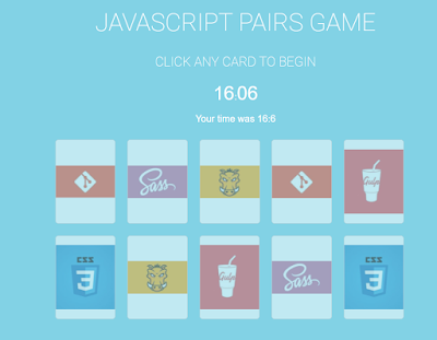 Memory Pairs Game in JavaScript