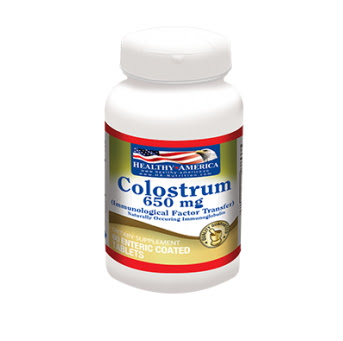 COLOSTRUM 650 MG healthy America x 60 TAB -Mi tienda naturista y su Tienda online