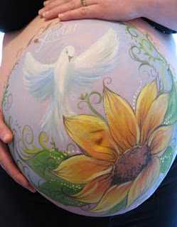 Body Paintings For Pregnant Woman