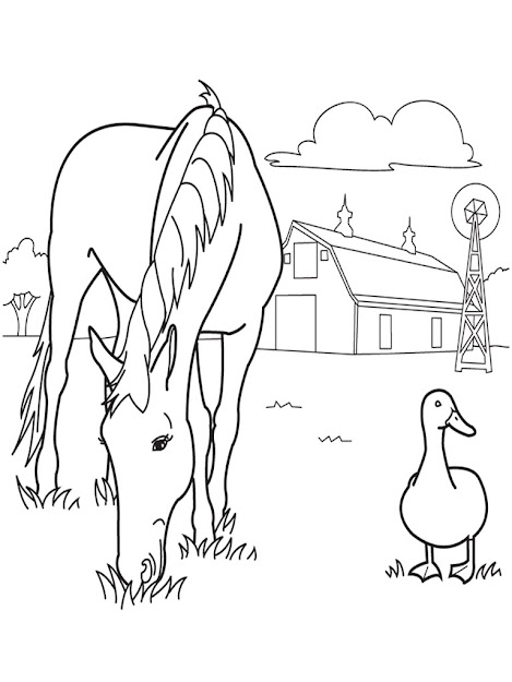 Realistic Farm Animal Coloring Pages Only Coloring Pages