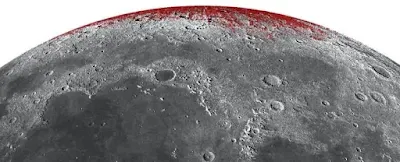 Earth's normal satellite Moon may be rusting.