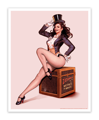 Zatanna Fine Art Giclee Prints by John Keaveney x Bottleneck Gallery x DC Comics