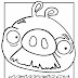 Moustache Pig Coloring Pages | Printable Angry Birds Coloring Picture