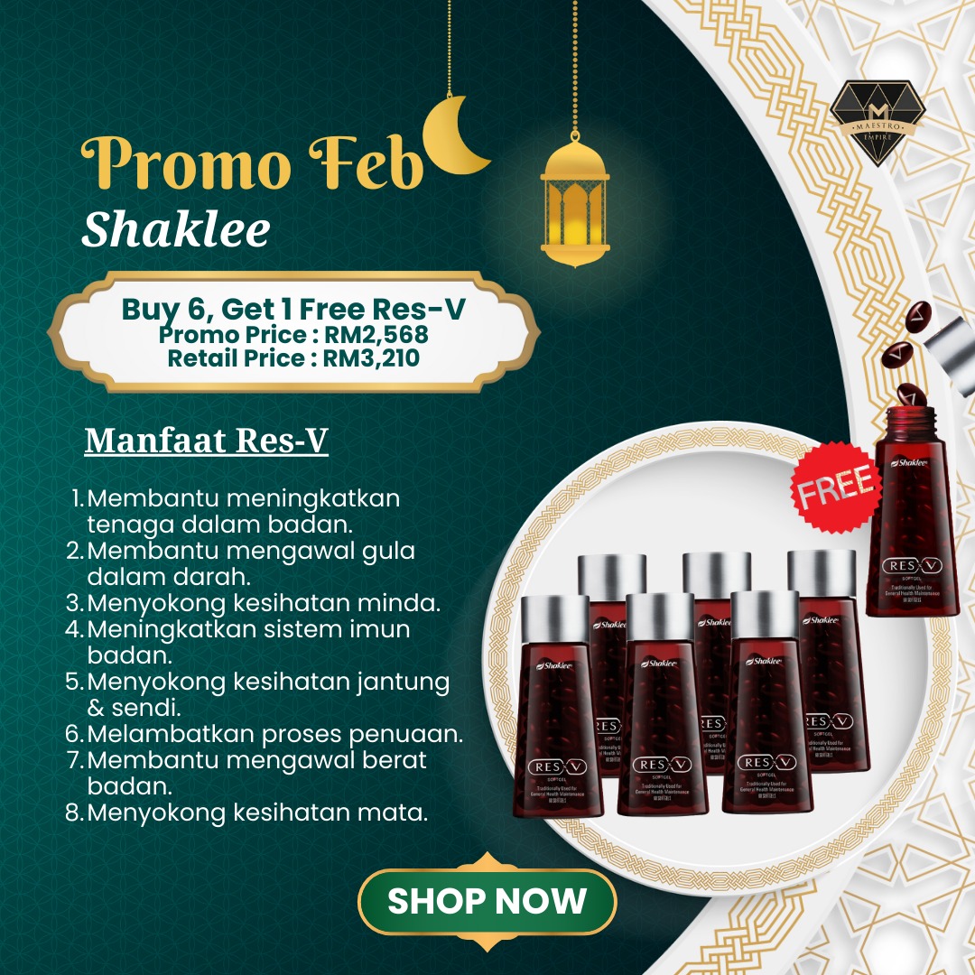 Promosi Shaklee Februari 2024