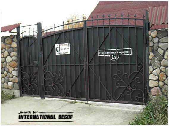 Gate designs, Gate designs for private house and garage, metal gate design