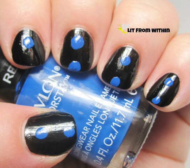 I started with my fave 1-coat black, Cult Nails Nevermore