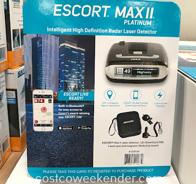 Costco 1221151 - Escort Max II Platinum Radar Laser Detector: great for any of your vehicles