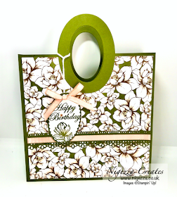 Nigezza Creates with Stampin' Up! Magnolia Lane Gift Bag