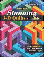 3D quilts on a book cover
