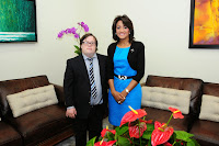 Primera Dama recibe en su Despacho a Pablo Pineda; Aboga para que sociedad se abra a las personas con discapacidades