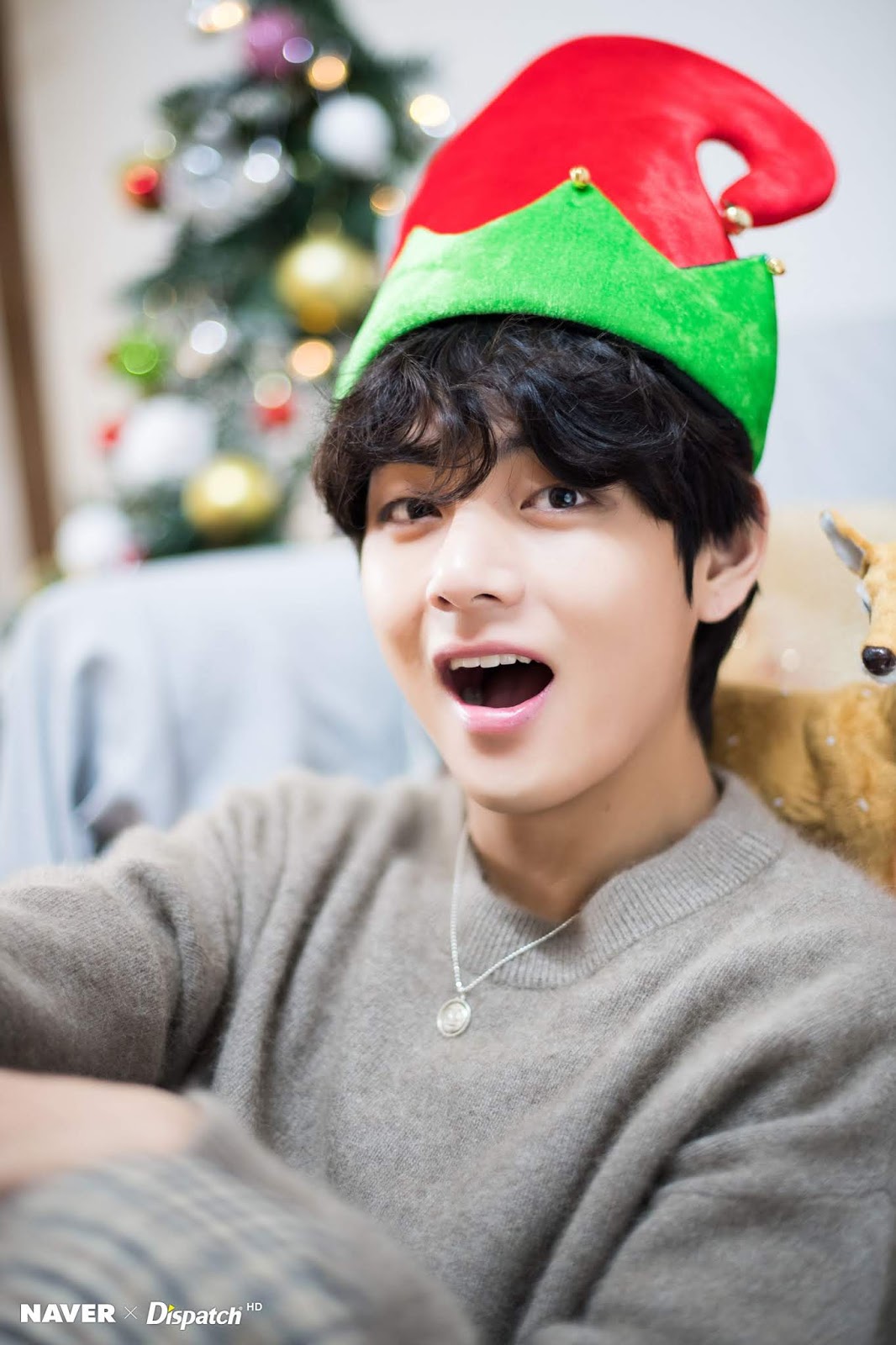 BTS V Christmas photoshoot by Naver x Dispatch -y K-pop