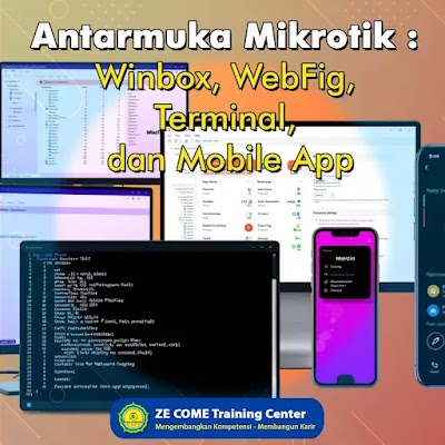 Antarmuka Mikrotik: Winbox, WebFig, Terminal, dan Mobile App