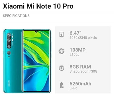 Xiaomi Mi Note 10 dan Note 10 Pro masuk Malaysia pada Desember