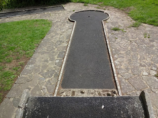 Crazy Golf at Coate Water Country Park in Swindon