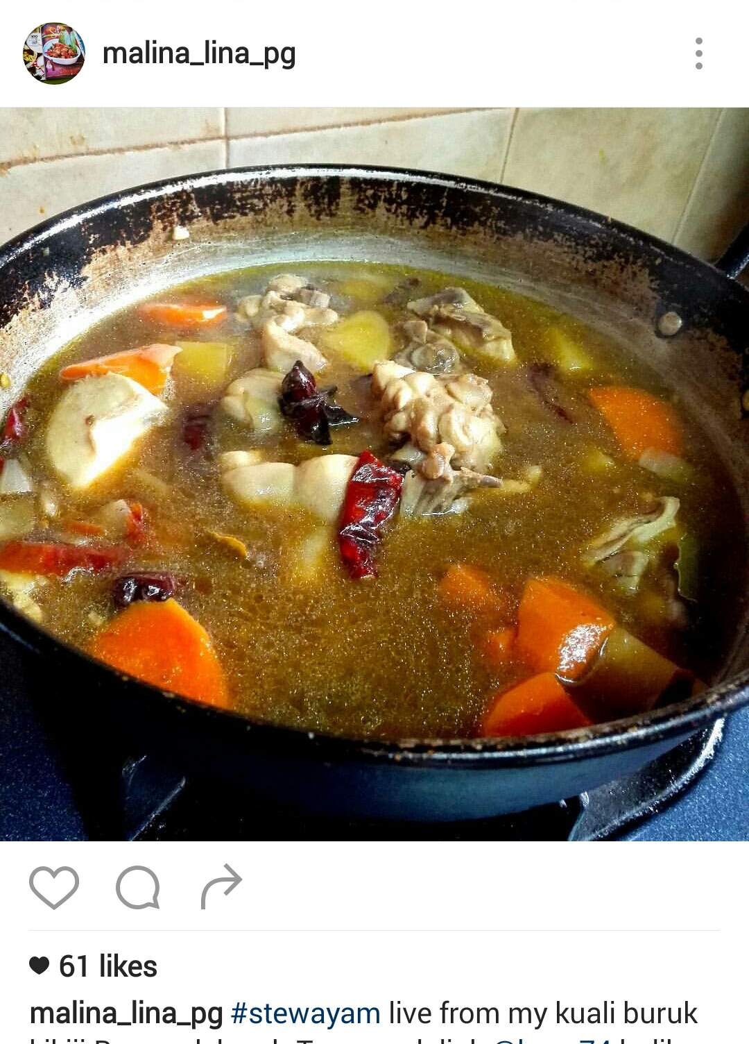 Stew Ayam Resepi Mudah Cepat Dan Sedap - TERATAK MUTIARA KASIH