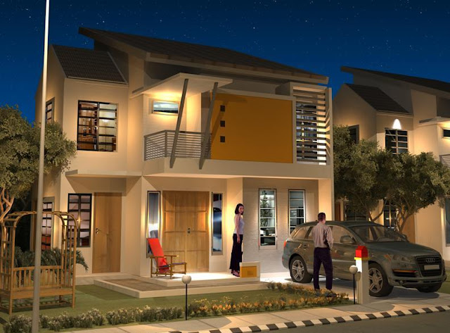 Contoh Desain Rumah Minimalis  2 Lantai