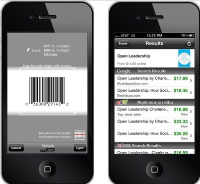 barcode reader for iphone. best arcode scanner apps