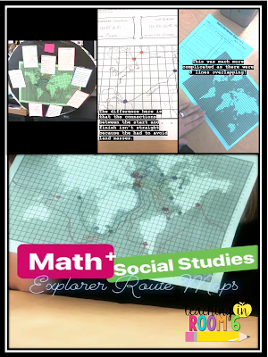 Great way to connect math and social studies in a 5th grade class.