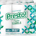 Amazon Brand - Presto! Flex-a-Size Paper Towels, 158-Sheet Huge Roll, 6 Count (Pack of 2), 12 Huge Rolls = 38 Regular Rolls l top best products in kitchen l $26.55