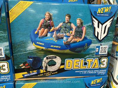 Enjoy the warm weather and water with the HO Sports Delta 3 Towable Float