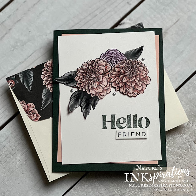 Favored Flowers Friendship card (with envelope) | Nature's INKspirations by Angie McKenzie