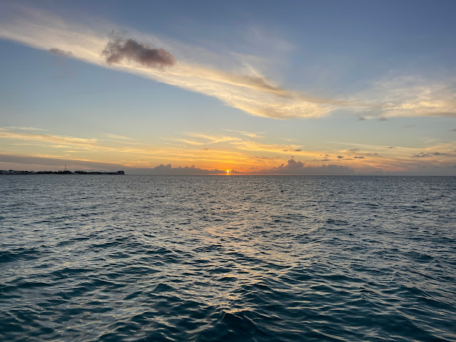sunset from pier