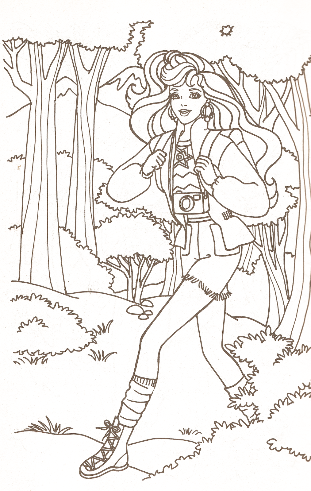 Download Miss Missy Paper Dolls: Barbie Coloring Pages Part 1