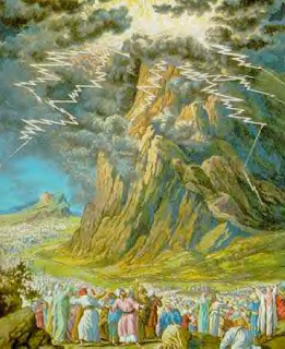 Israelites at Mount Sinai - Artist unknown