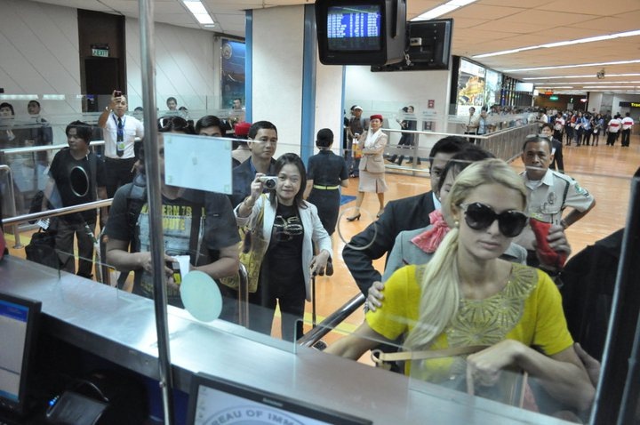 Paris Hilton at NAIA