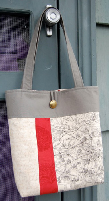 Tote Bag Sewing Pattern DIY Tutorial