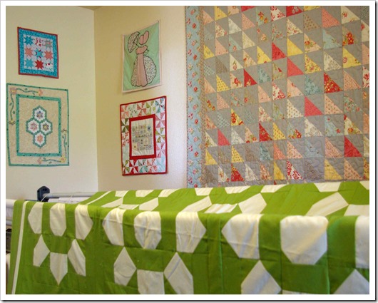 Sewing Room Wall Quilts