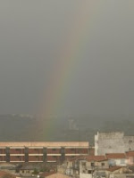 Arco iris, bem atrás re mim