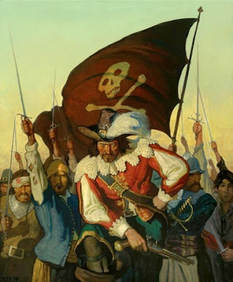 Howard Pyle illustration du livre des pirates 4