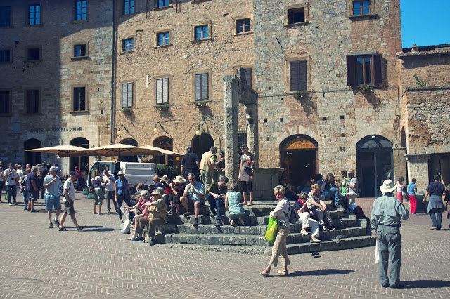 studnia na wodę centrum San Gimignano