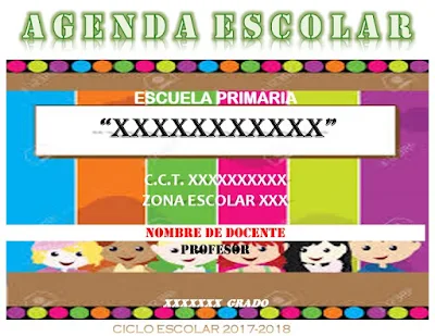 Agenda escolar en Word editable calendario 195 días