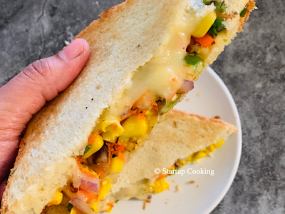 veg cheese sandwich