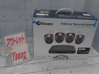 32747　Swann 4CH 1080 DVRシステム 1TB ドーム型 カメラ4台　26182円　→　19800円