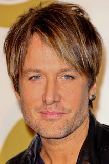 Man with Oblong face shape. Keith Urban, New Zealand-Australian-American musician.