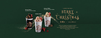 Christmas Will Be Merrier With BaWangChaJi Healthier Snowy Berry Drinks