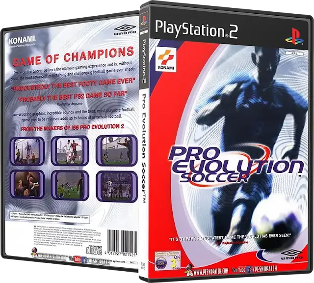 PES 1 PS2 DVD