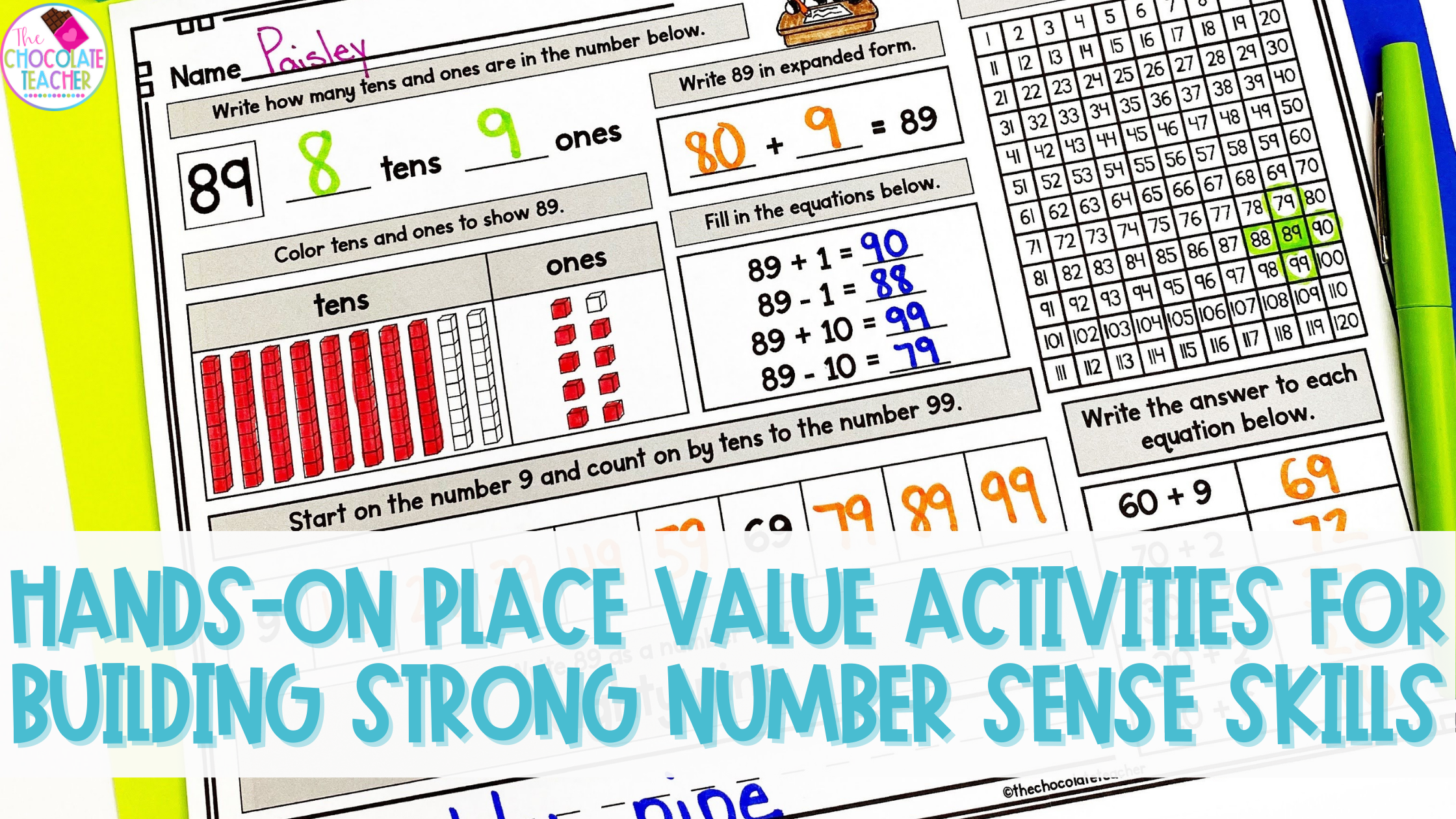These hands-on place value activities will help your students build strong number sense skills they can use throughout their lives.