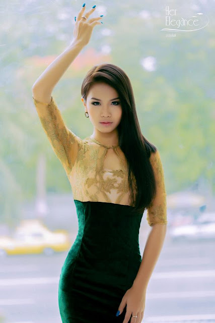 myanmar attractive model