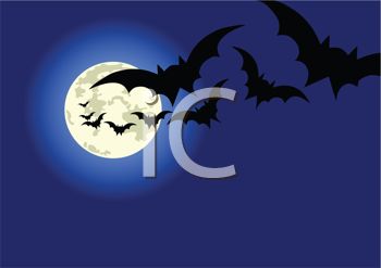 Halloween full moon clipart cartoon animated graphic Images