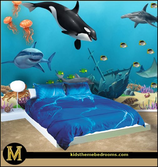 the sea theme bedrooms - mermaid theme bedrooms - sea life bedrooms ...