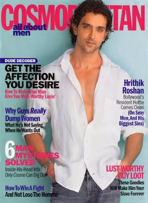 Hrithik Roshan graces the cover of Cosmopolitan Magazine