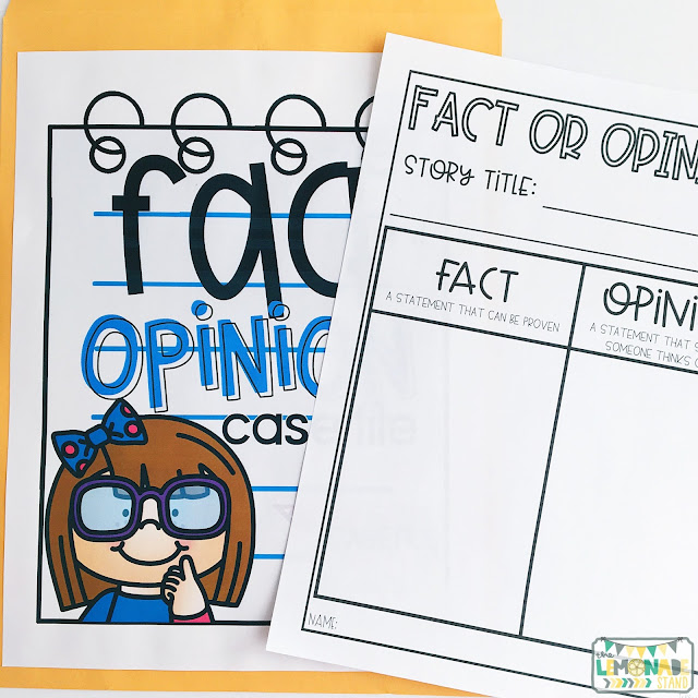 Fact and Opinion No Prep Printables and Activities | Hands-on fact and opinio activities, kids’ crafts, no prep printables, fact and opinion posters, fact and opinion anchor chart, and so much more!  Read how I make fact and opinion super engaging for young learners!  education | art | fact and opinion sort