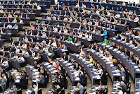 Meeting hall of the European Parliament